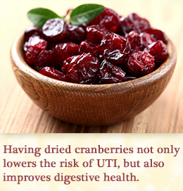 Benefits of dried cranberries
