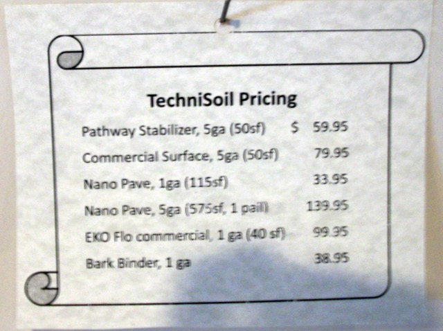 technisoil pricing