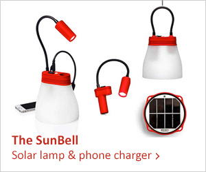 The SunBell Solar Lamp