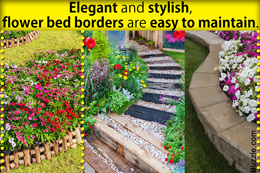 Flower bed borders