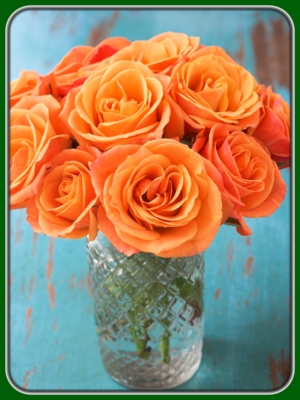 Bunch of Orange Roses