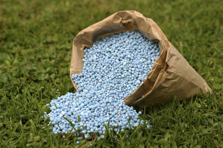 Blue fertilizer