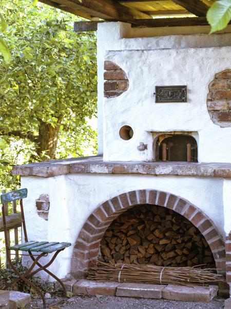 old oven in the garden