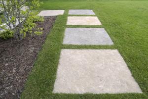 walkway made of rocks and pebbles