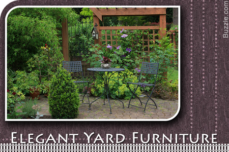elegant yard furniture