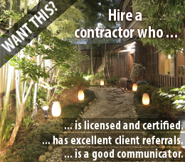 Tip to hire a landscape contractor