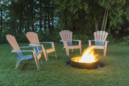 Camp Fire and 4 Chairs