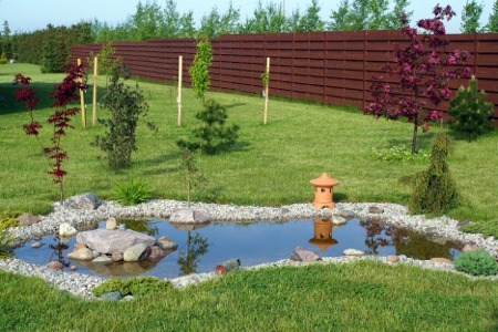 Small Pond with Centerpiece