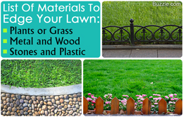Materials to edge your lawn