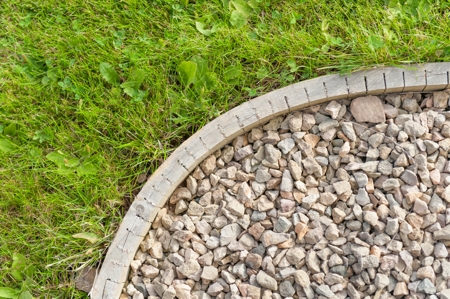 stones can be used for edging