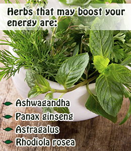 Herbs to boost energy