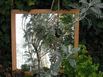 garden mirror