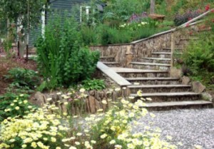 how to manage sloping gardens