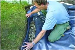 Installing a Garden Pond Liner