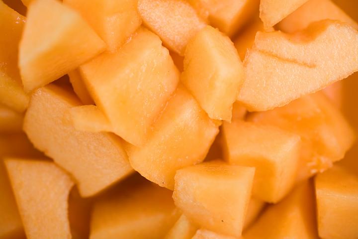 Sliced Cantaloupe