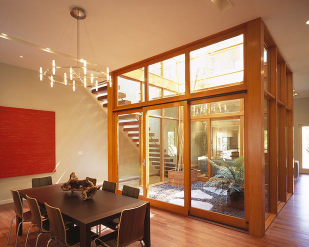 Modern Dining Room by John Maniscalco Architecture