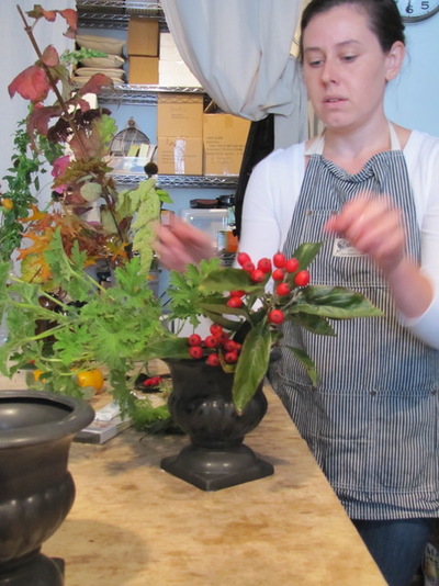 Fall Floral Arranging Class 2011