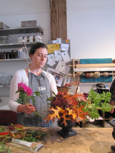 Fall Floral Arranging Class 2011