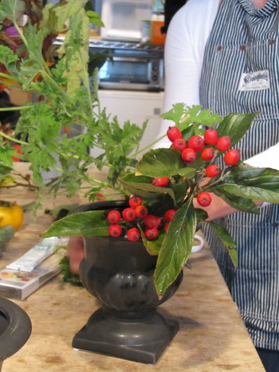 Fall Floral Arranging Class 2011