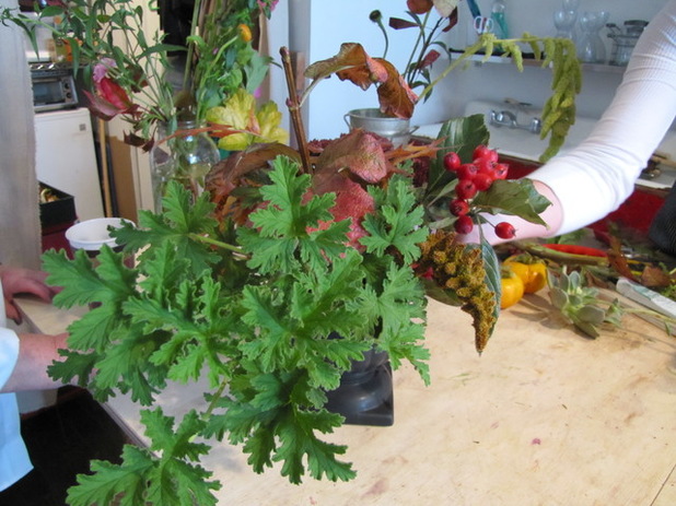 Fall Floral Arranging Class 2011