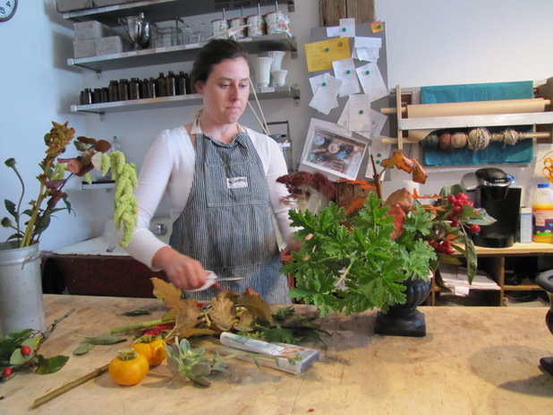 Fall Floral Arranging Class 2011