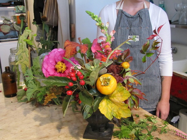 Fall Floral Arranging Class 2011