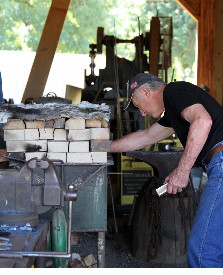 bob lighting forge red pig garden tool_erin boyle_gardenista