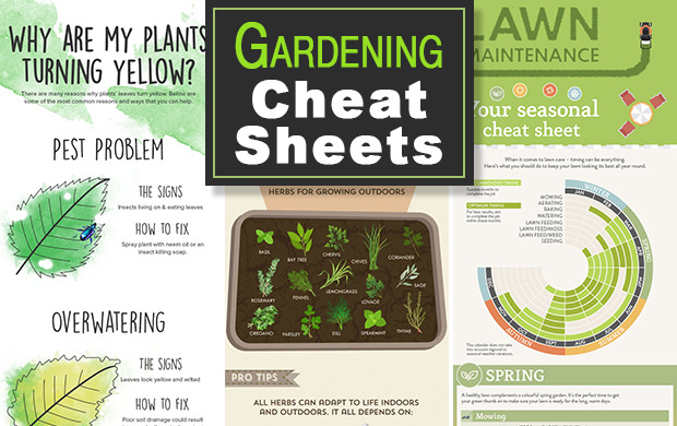 Gardening Cheat Sheets