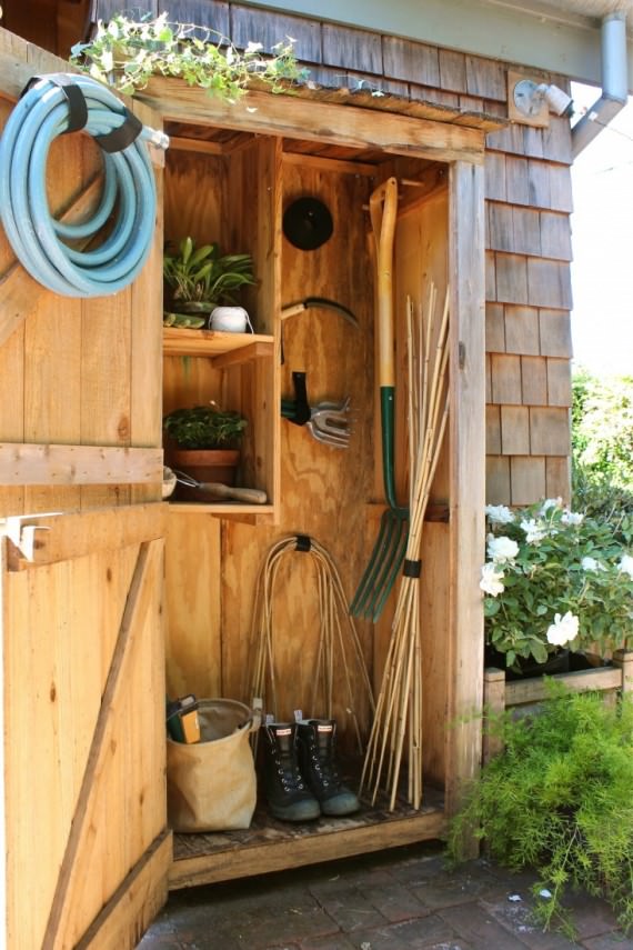 velcro potting shed after l Gardenista