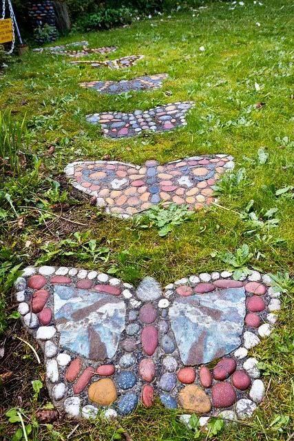 Butterfly stepping stone