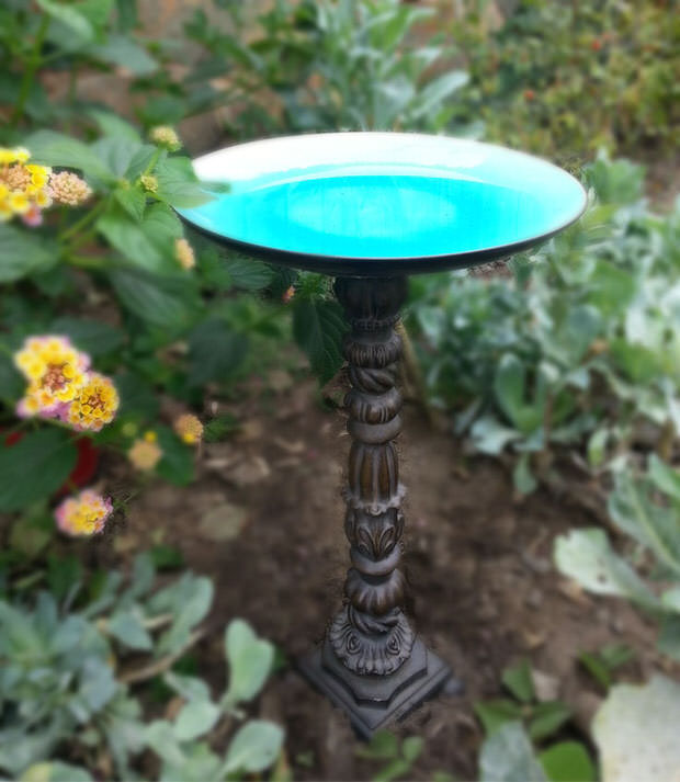 DIY bird bath ideas