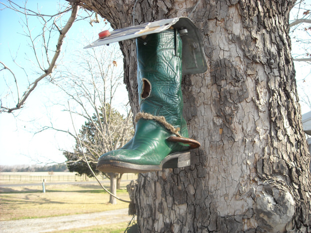 Up-Cycled Bird Houses, Feeders and Baths