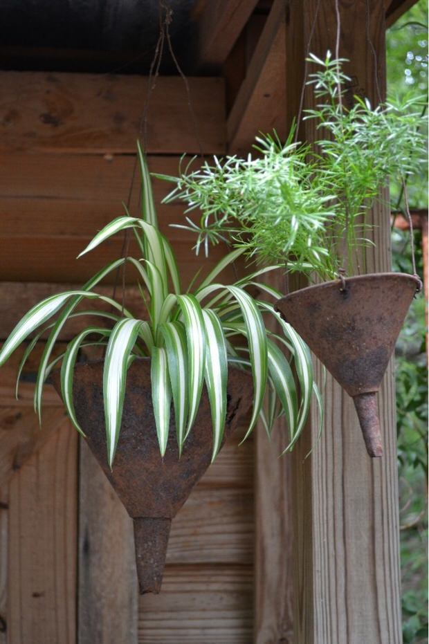 plant container garden art