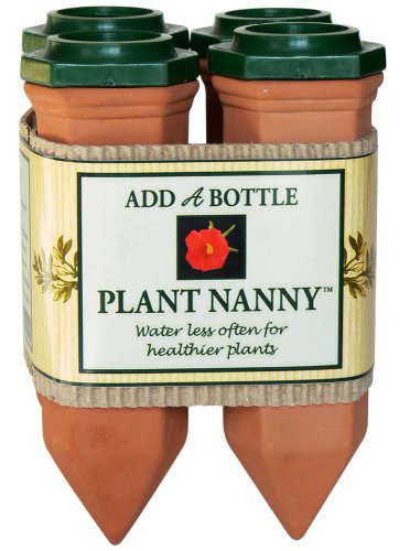 self watering ideas nanny stakes
