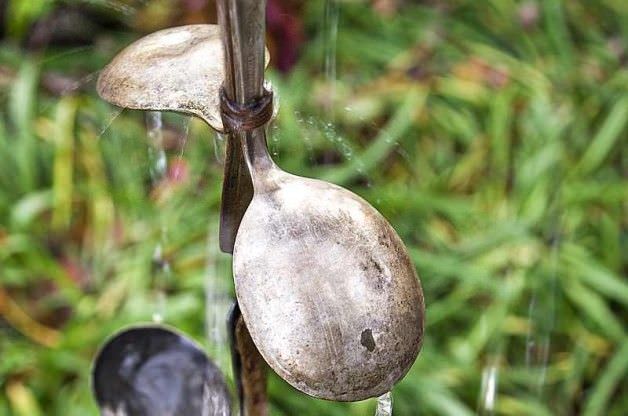 DIY rain chain