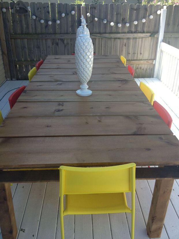 DIY outdoor dining tables-7
