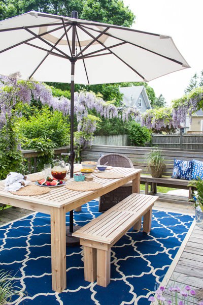 DIY outdoor dining tables-6