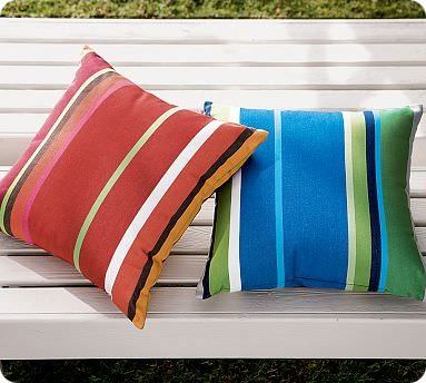 DIY outdoor pillows
