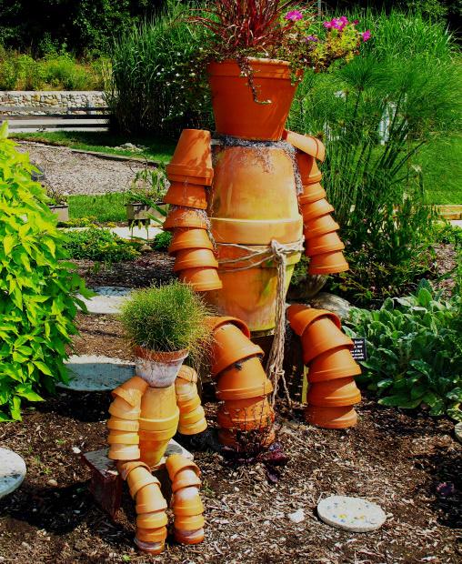 Terra cotta pot people