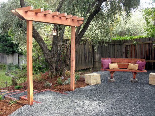 DIY Garden Arbor