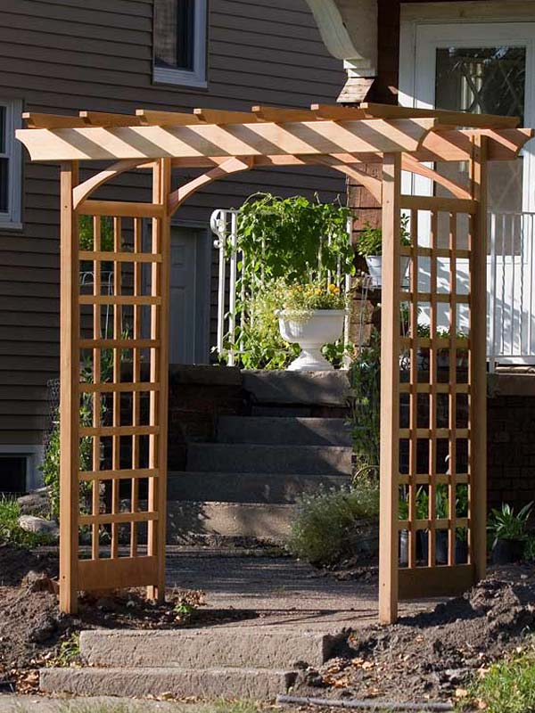 Make a garden arbor