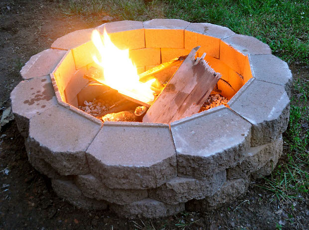 diy outdoor fire pit