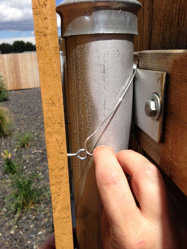 fence post garden project